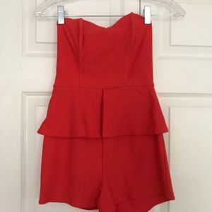 Red romper